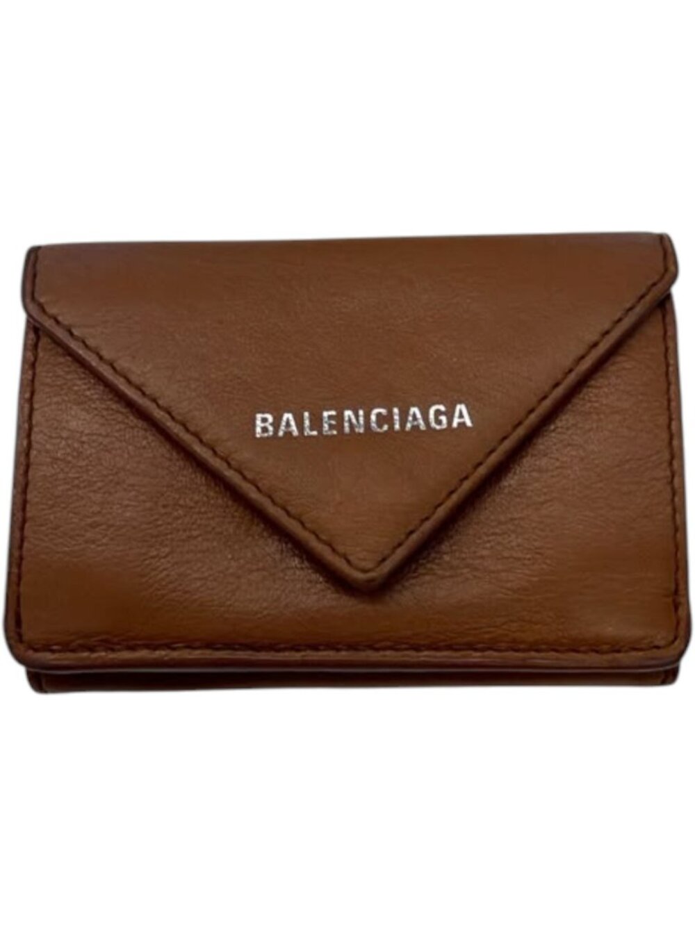 662161CR C1 Balenciaga Wallet Brown Leather